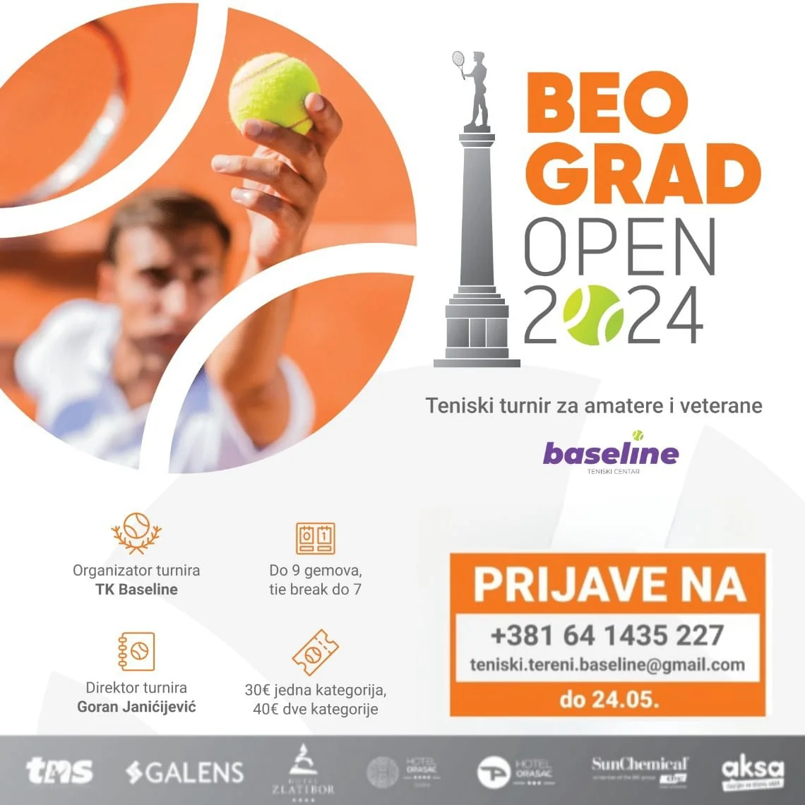 Beograd Open 2024 u Baseline klubu
